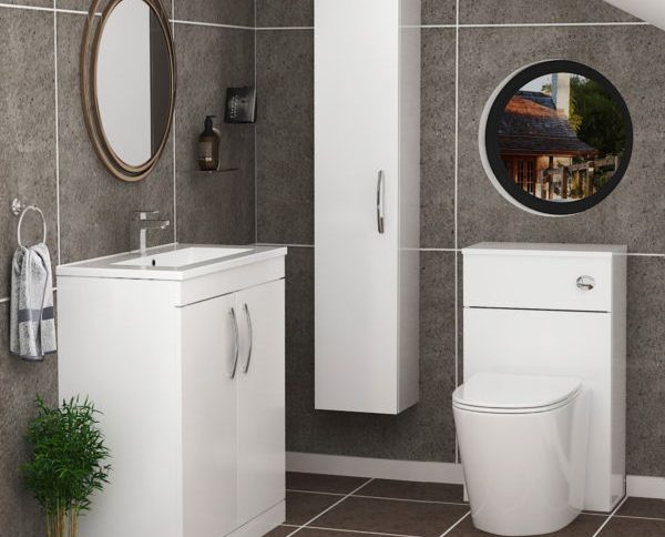bathroom vanity units with toilets